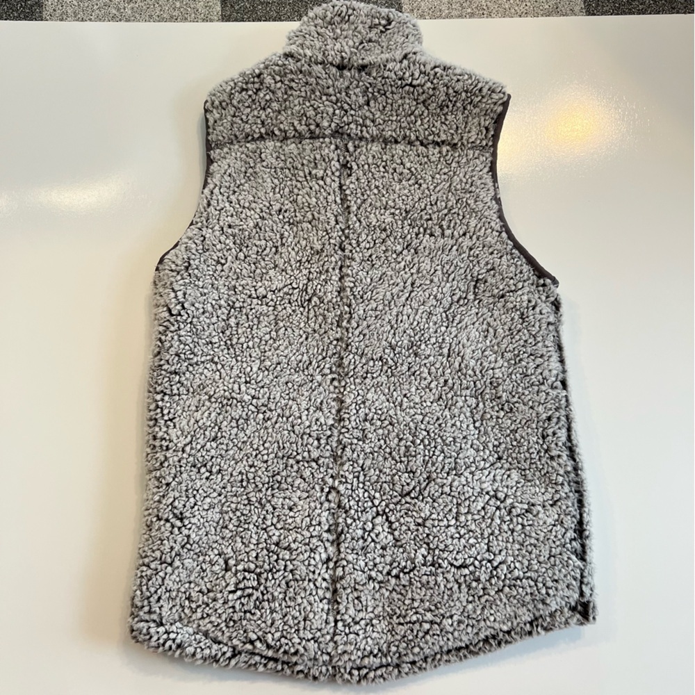 ❤️3/$15 Thread & Supply Women's Fleece Vest - Light Gray XS - Picture 9 of 9